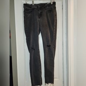 Black Distressed Judy Blues Size 11/30